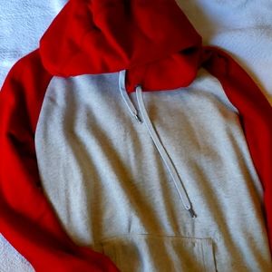 Men's hoodie, 2-tone xsmall